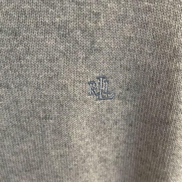 LAUREN RALPH LAUREN Gray Turtleneck Sweater - Picture 3 of 7